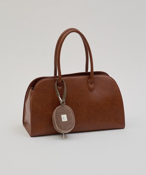 CIAOPANIC TYPY(チャオパニックティピー)の「【yomo企画】ハラコポーチ付きボストンBAG(トートバッグ・レディース・キャメル/ダークブラウン・ONE SIZE)」の22枚目の写真