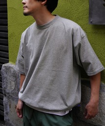 ZIP FIVE（ジップファイブ）の「【CHIKABA SAUNA CLUB】 高密度編み 度詰め天竺 ドローコード内蔵 ピスネーム入り半袖Tシャツ（Tシャツ/カットソー）」