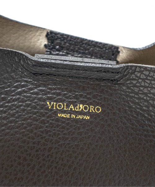 VIOLAd'ORO(ヴィオラドーロ)の「【VIOLAd'ORO/ヴィオラドーロ】イタリアンWフェイスレザー サイドベルト トートバッグ TRERO M(トートバッグ・レディース・モカ/ベージュ/ブラック/ライトブラウン・FREE)」の13枚目の写真