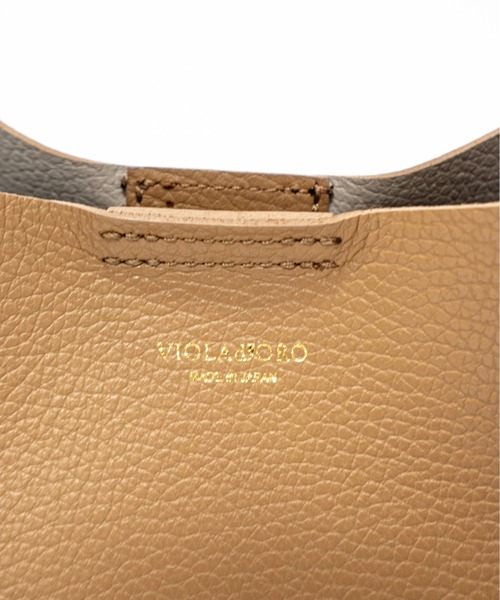 VIOLAd'ORO(ヴィオラドーロ)の「【VIOLAd'ORO/ヴィオラドーロ】イタリアンWフェイスレザー サイドベルト トートバッグ TRERO M(トートバッグ・レディース・モカ/ベージュ/ブラック/ライトブラウン・FREE)」の19枚目の写真