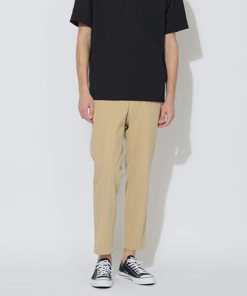 CB CRESTBRIDGE(シービークレストブリッジ)の「【Quiet Check シリーズ】トリムチノボトム(チノパンツ・レディース・ベージュ系その他5/ブラック・0)」の3枚目の写真