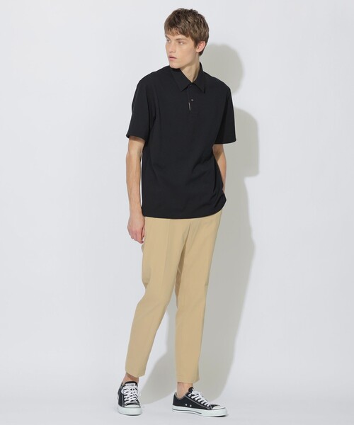 CB CRESTBRIDGE(シービークレストブリッジ)の「【Quiet Check シリーズ】トリムチノボトム(チノパンツ・レディース・ベージュ系その他5/ブラック・0)」の5枚目の写真