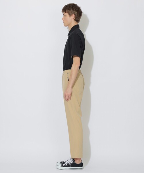 CB CRESTBRIDGE(シービークレストブリッジ)の「【Quiet Check シリーズ】トリムチノボトム(チノパンツ・レディース・ベージュ系その他5/ブラック・0)」の6枚目の写真