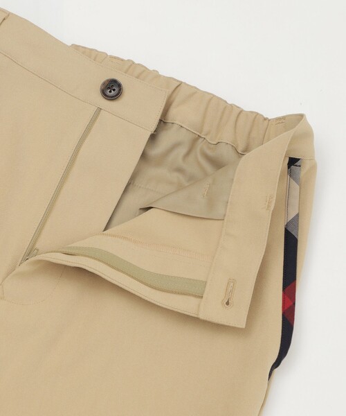 CB CRESTBRIDGE(シービークレストブリッジ)の「【Quiet Check シリーズ】トリムチノボトム(チノパンツ・レディース・ベージュ系その他5/ブラック・0)」の11枚目の写真