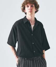 417 EDIFICE | クレープ レギュラーS/Sシャツ(シャツ/ブラウス)