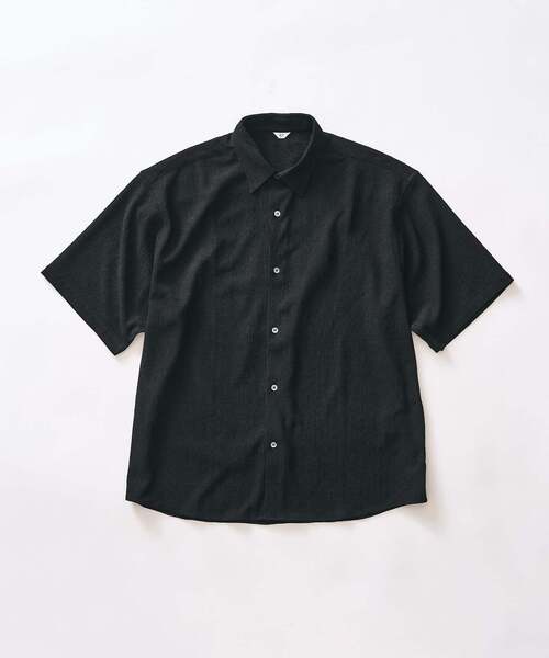417 EDIFICE(フォーワンセブンエディフィス)の「クレープ レギュラーS/Sシャツ(シャツ/ブラウス・メンズ・チャコールグレー/ブラック/オレンジ/グリーン・LARGE/MEDIUM/SMALL)」の14枚目の写真