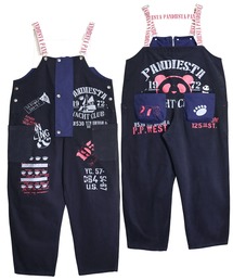 PANDIESTA（パンディエスタ）の「パンダヨットクラブツイル切替サロペット(M2)（サロペット/オーバーオール）」