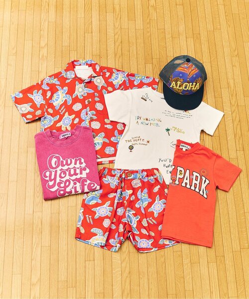 F.O.KIDS(エフオーキッズ)の「ロゴ×ステッチワーク半袖Tシャツ(Tシャツ/カットソー・キッズ・ピンク/チャコール/オフホワイト・150/140/130/120/110/100/90/80)」の17枚目の写真