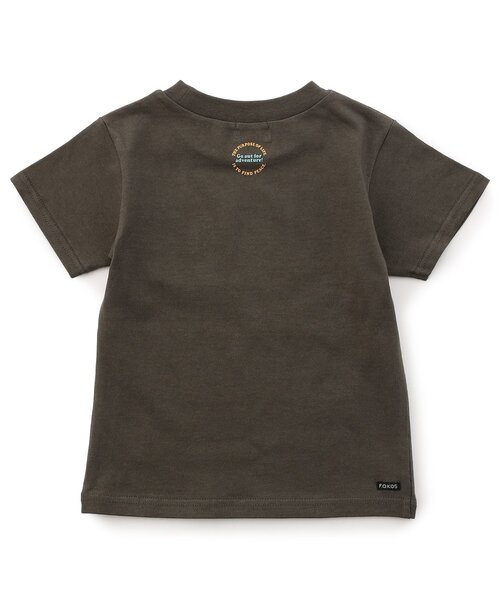 F.O.KIDS(エフオーキッズ)の「ロゴ×ステッチワーク半袖Tシャツ(Tシャツ/カットソー・キッズ・ピンク/チャコール/オフホワイト・150/140/130/120/110/100/90/80)」の6枚目の写真