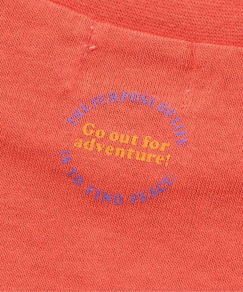 F.O.KIDS(エフオーキッズ)の「ロゴ×ステッチワーク半袖Tシャツ(Tシャツ/カットソー・キッズ・ピンク/チャコール/オフホワイト・150/140/130/120/110/100/90/80)」の9枚目の写真