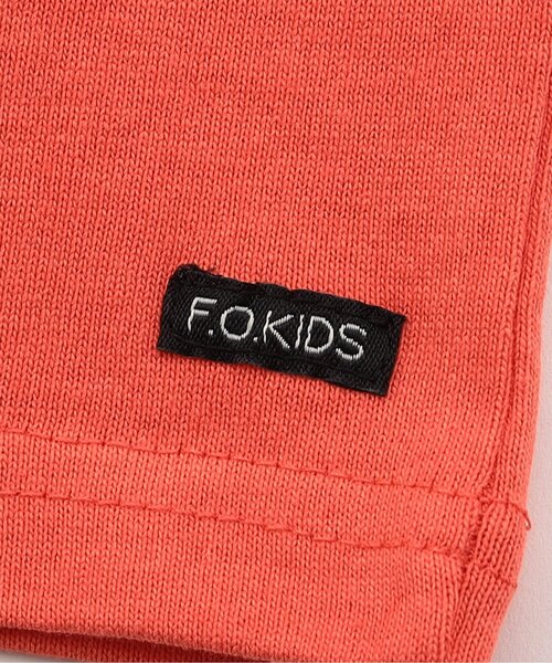F.O.KIDS(エフオーキッズ)の「ロゴ×ステッチワーク半袖Tシャツ(Tシャツ/カットソー・キッズ・ピンク/チャコール/オフホワイト・150/140/130/120/110/100/90/80)」の10枚目の写真