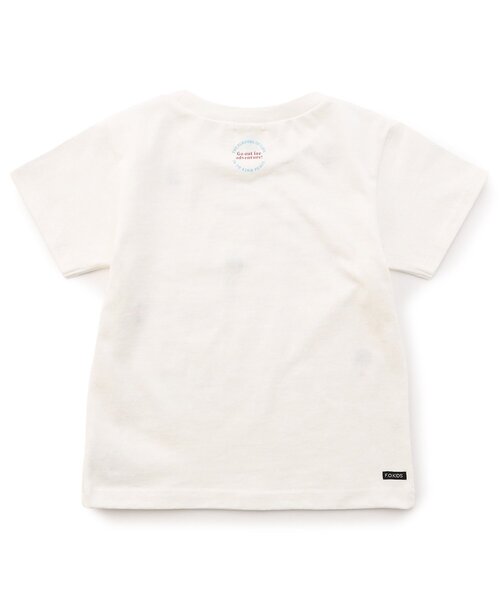 F.O.KIDS(エフオーキッズ)の「ロゴ×ステッチワーク半袖Tシャツ(Tシャツ/カットソー・キッズ・ピンク/チャコール/オフホワイト・150/140/130/120/110/100/90/80)」の5枚目の写真