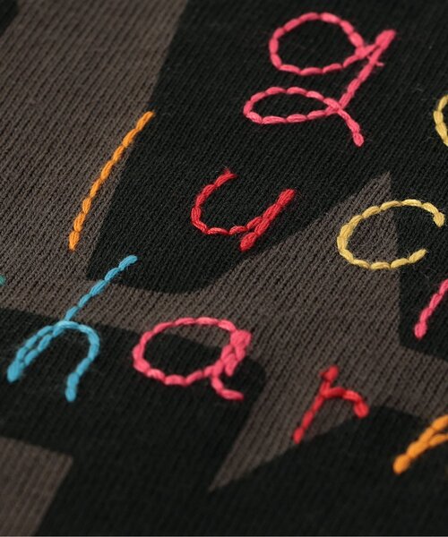 F.O.KIDS(エフオーキッズ)の「ロゴ×ステッチワーク半袖Tシャツ(Tシャツ/カットソー・キッズ・ピンク/チャコール/オフホワイト・150/140/130/120/110/100/90/80)」の12枚目の写真