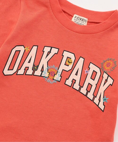 F.O.KIDS(エフオーキッズ)の「ロゴ×ステッチワーク半袖Tシャツ(Tシャツ/カットソー・キッズ・ピンク/チャコール/オフホワイト・150/140/130/120/110/100/90/80)」の16枚目の写真