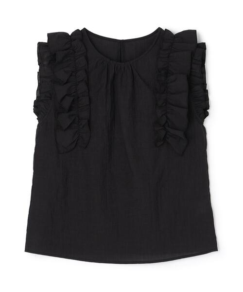 PROPORTION BODY DRESSING(プロポーションボディドレッシング)の「ボリュームラッフルブラウス / 1216110502(シャツ/ブラウス・レディース・ブラック/ホワイト系その他/イエロー・FREE)」の12枚目の写真