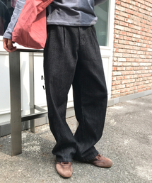 LEIRE（ルアール）の「カーブドビジョウォッシングパンツ[ストライプ]（デニムパンツ）」