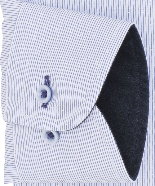 TOKYO SHIRTS(トウキョウシャツ)の「【超形態安定】 形態安定ノンアイロン ワイド 長袖ビジネスワイシャツ(ビジネスシャツ・メンズ・ブルー・首回り39cm-裄丈80cm/首回り43cm-裄丈86cm/首回り43cm-裄丈82cm/首回り42cm-裄丈86cm/首回り42cm-裄丈82cm/首回り41cm-裄丈86cm/首回り41cm-裄丈82cm/首回り39cm-裄丈84cm/首回り37cm-裄丈84cm/首回り37cm-裄丈80cm)」の3枚目の写真