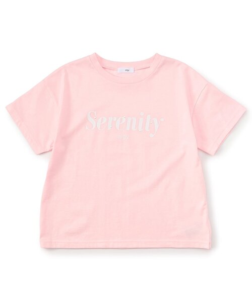 algy(アルジー)の「【puchily プチプラライン】パールロゴ半袖Tシャツ(Tシャツ/カットソー・キッズ・ブラック/オフホワイト/ピンク・160/150/140/130/120)」の16枚目の写真