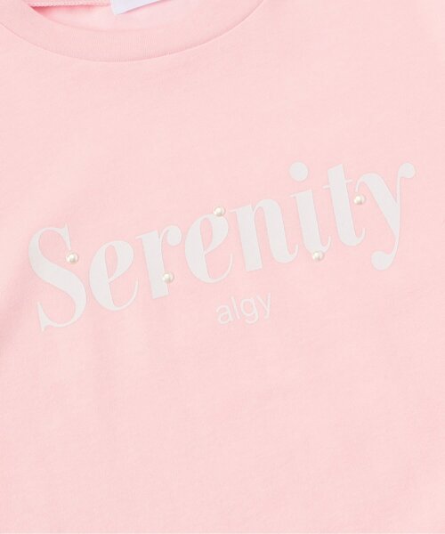 algy(アルジー)の「【puchily プチプラライン】パールロゴ半袖Tシャツ(Tシャツ/カットソー・キッズ・ブラック/オフホワイト/ピンク・160/150/140/130/120)」の21枚目の写真