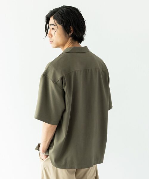 CRAFT STANDARD BOUTIQUE(クラフトスタンダードブティック)の「刺繍キューバ半袖シャツ(シャツ/ブラウス・メンズ・カーキ/ネイビー/グレイッシュベージュ・L/M)」の7枚目の写真
