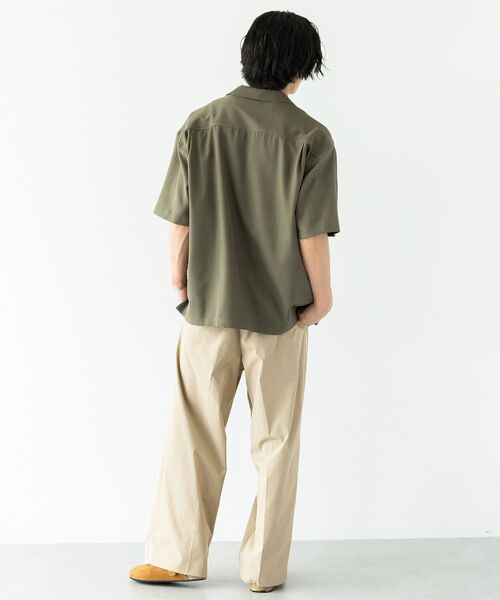 CRAFT STANDARD BOUTIQUE(クラフトスタンダードブティック)の「刺繍キューバ半袖シャツ(シャツ/ブラウス・メンズ・カーキ/ネイビー/グレイッシュベージュ・L/M)」の10枚目の写真