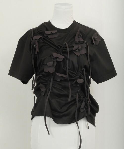riv nobuhiko/リブノブヒコ】ANTHE FLOWER T-SHIRT/フラワーシャツ（T