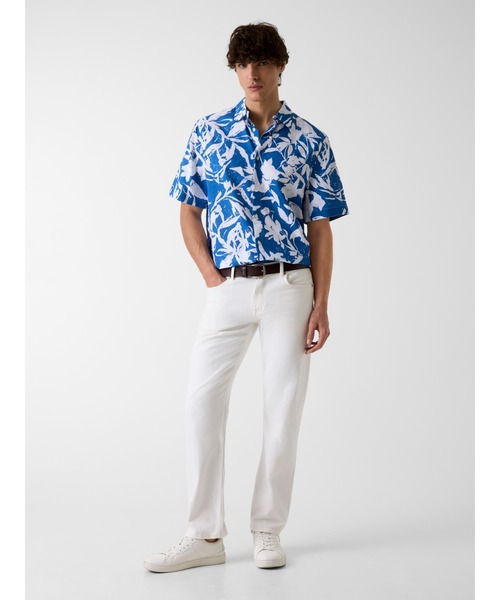 Guess(ゲス)の「ALL Over Print Shirt シャツ 柄シャツ(シャツ/ブラウス・メンズ・ブルー系その他/マルチ・SMALL/MEDIUM/LARGE/X-LARGE/XX-LARGE)」の5枚目の写真