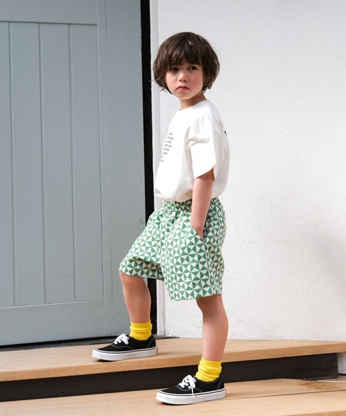 LEPSIM（レプシィム）の「【KIDS】総柄タックショートパンツ　670489（その他パンツ・キッズ・グリーン/チャコールグレー/ブラック・130/120/140）」の11枚目の写真