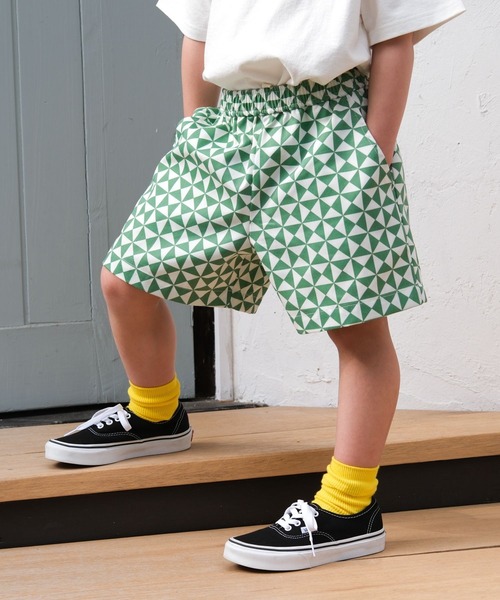 LEPSIM（レプシィム）の「【KIDS】総柄タックショートパンツ　670489（その他パンツ・キッズ・グリーン/チャコールグレー/ブラック・130/120/140）」の13枚目の写真