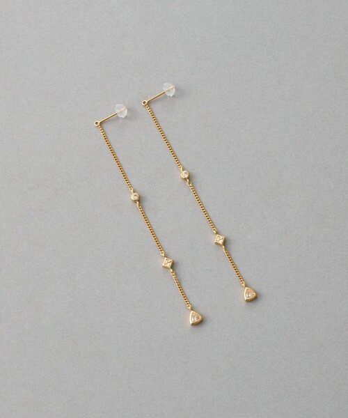 ete（エテ）の「[シークレットグリマー] ビジュー ピアス（ピアス（両耳用）・レディース・プラチナム/イエローゴールド・FREE）」の8枚目の写真