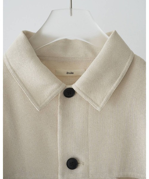 anuke(アンヌーク)の「Work Pocket Shirts 62610413(シャツ/ブラウス・レディース・オフホワイト/ネイビー・FREE)」の6枚目の写真