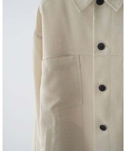 anuke(アンヌーク)の「Work Pocket Shirts 62610413(シャツ/ブラウス・レディース・オフホワイト/ネイビー・FREE)」の7枚目の写真
