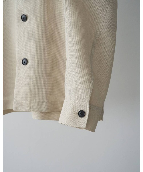 anuke(アンヌーク)の「Work Pocket Shirts 62610413(シャツ/ブラウス・レディース・オフホワイト/ネイビー・FREE)」の8枚目の写真