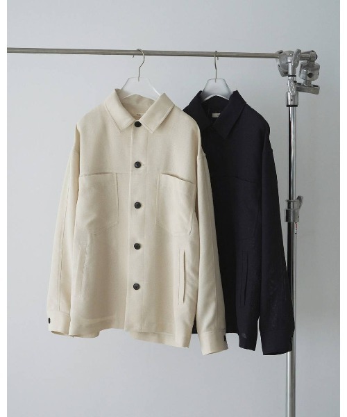 anuke(アンヌーク)の「Work Pocket Shirts 62610413(シャツ/ブラウス・レディース・オフホワイト/ネイビー・FREE)」の11枚目の写真