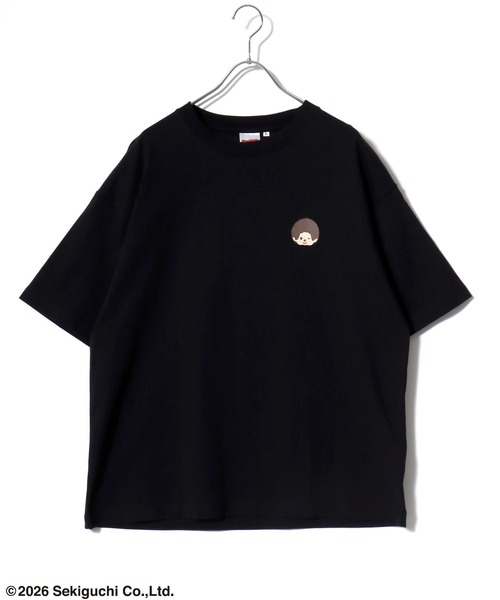 MARUKAWA(マルカワ)の「2026SS Monchhichi/モンチッチ バックサガラ刺繍 半袖Tシャツ レディース メンズ(Tシャツ/カットソー・レディース・ブラック/ピンク/ホワイト・L/M/S)」の6枚目の写真