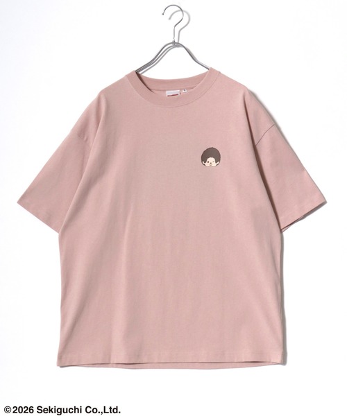MARUKAWA(マルカワ)の「2026SS Monchhichi/モンチッチ バックサガラ刺繍 半袖Tシャツ レディース メンズ(Tシャツ/カットソー・レディース・ブラック/ピンク/ホワイト・L/M/S)」の8枚目の写真