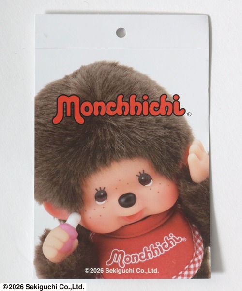 MARUKAWA(マルカワ)の「2026SS Monchhichi/モンチッチ バックサガラ刺繍 半袖Tシャツ レディース メンズ(Tシャツ/カットソー・レディース・ブラック/ピンク/ホワイト・L/M/S)」の15枚目の写真