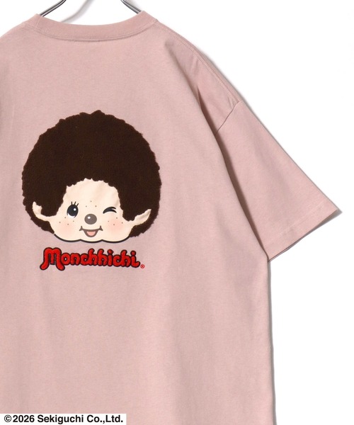 MARUKAWA(マルカワ)の「2026SS Monchhichi/モンチッチ バックサガラ刺繍 半袖Tシャツ レディース メンズ(Tシャツ/カットソー・レディース・ブラック/ピンク/ホワイト・L/M/S)」の21枚目の写真