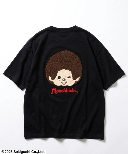 MARUKAWA(マルカワ)の「2026SS Monchhichi/モンチッチ バックサガラ刺繍 半袖Tシャツ レディース メンズ(Tシャツ/カットソー・レディース・ブラック/ピンク/ホワイト・L/M/S)」の17枚目の写真
