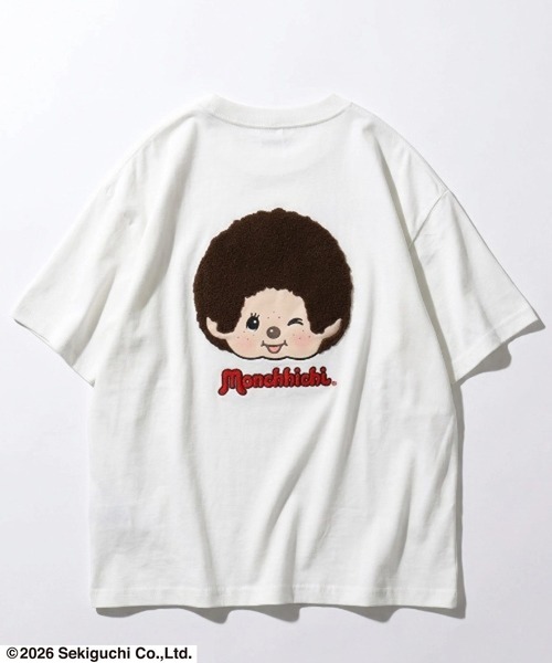 MARUKAWA(マルカワ)の「2026SS Monchhichi/モンチッチ バックサガラ刺繍 半袖Tシャツ レディース メンズ(Tシャツ/カットソー・レディース・ブラック/ピンク/ホワイト・L/M/S)」の18枚目の写真