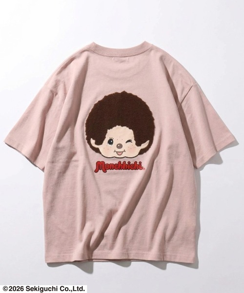 MARUKAWA(マルカワ)の「2026SS Monchhichi/モンチッチ バックサガラ刺繍 半袖Tシャツ レディース メンズ(Tシャツ/カットソー・レディース・ブラック/ピンク/ホワイト・L/M/S)」の19枚目の写真