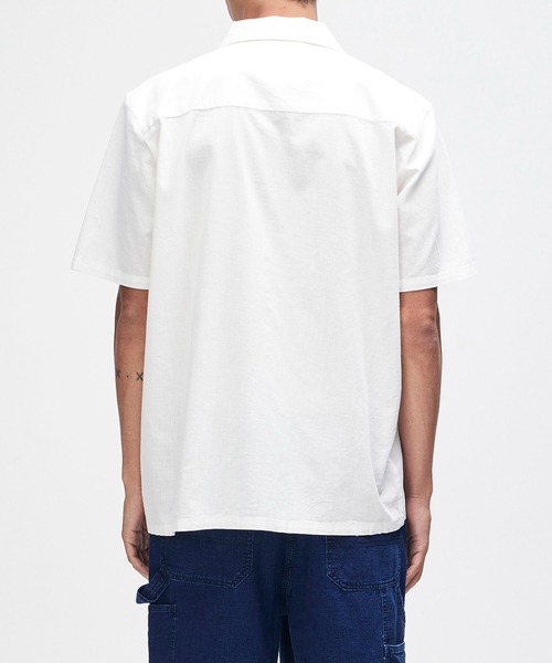 DEUS EX MACHINA(デウスエクスマキナ)の「FORECOURT CHAMBRAY SHIRT シャンブレーシャツ リラックスフィット(シャツ/ブラウス・メンズ・インディゴブルー/ホワイト・M/L)」の10枚目の写真