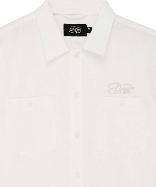 DEUS EX MACHINA(デウスエクスマキナ)の「FORECOURT CHAMBRAY SHIRT シャンブレーシャツ リラックスフィット(シャツ/ブラウス・メンズ・インディゴブルー/ホワイト・M/L)」の15枚目の写真