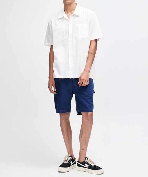 DEUS EX MACHINA(デウスエクスマキナ)の「FORECOURT CHAMBRAY SHIRT シャンブレーシャツ リラックスフィット(シャツ/ブラウス・メンズ・インディゴブルー/ホワイト・M/L)」の11枚目の写真