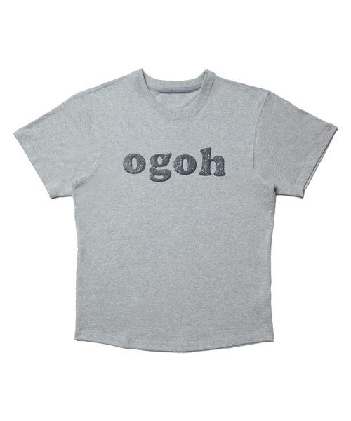DAMP(ドントアスクマイプラン)の「OGOHロゴTシャツ(3色展開)(Tシャツ/カットソー・レディース・グレー/ブラック/ホワイト・SMALL/MEDIUM/X-LARGE/XX-LARGE/LARGE)」の3枚目の写真