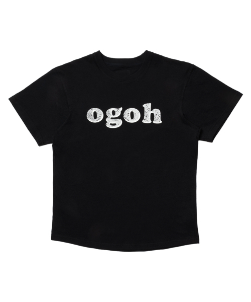 DAMP(ドントアスクマイプラン)の「OGOHロゴTシャツ(3色展開)(Tシャツ/カットソー・レディース・グレー/ブラック/ホワイト・SMALL/MEDIUM/X-LARGE/XX-LARGE/LARGE)」の4枚目の写真