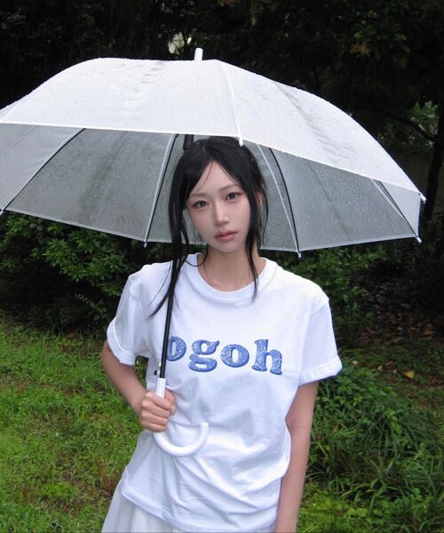 DAMP(ドントアスクマイプラン)の「OGOHロゴTシャツ(3色展開)(Tシャツ/カットソー・レディース・グレー/ブラック/ホワイト・SMALL/MEDIUM/X-LARGE/XX-LARGE/LARGE)」の9枚目の写真