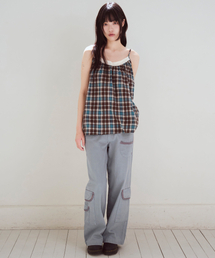Double Pocket Cargo Pants, Blue