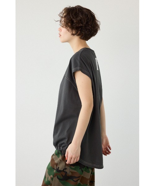 RODEO CROWNS WIDE BOWL(ロデオクラウンズワイドボウル)の「FREEZE LIGHTステッチドロストTシャツ(Tシャツ/カットソー・レディース・ブラウン/アイボリー/サックスブルー/チャコールグレー・FREE)」の21枚目の写真