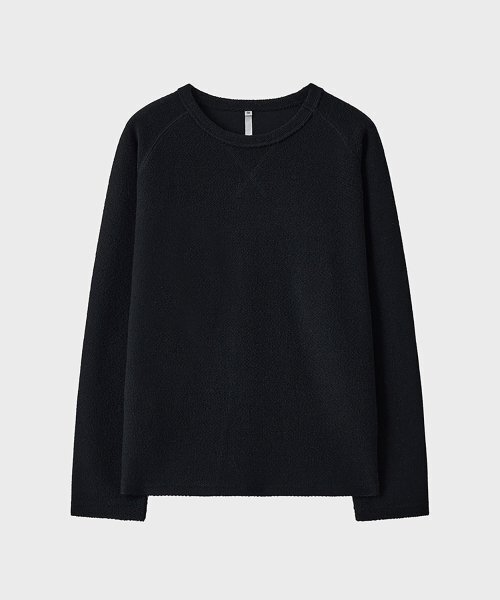 NOIRER(ノイア)の「ループルーズフィットウールセーター(ブラック)(ニット/セーター・メンズ・その他・48/50)」の2枚目の写真